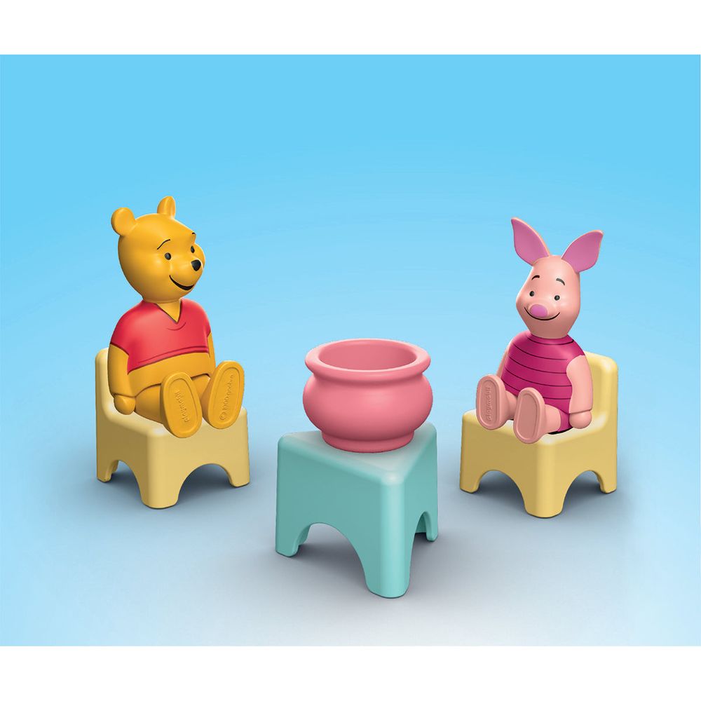 Playmobil - Playmobil Junior & Disney: Winnie the Pooh's & Piglet's Tree House Playset - Preschool