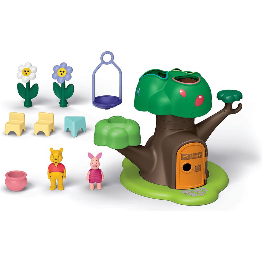 Playmobil - Playmobil Junior & Disney: Winnie the Pooh's & Piglet's Tree House Playset - Preschool