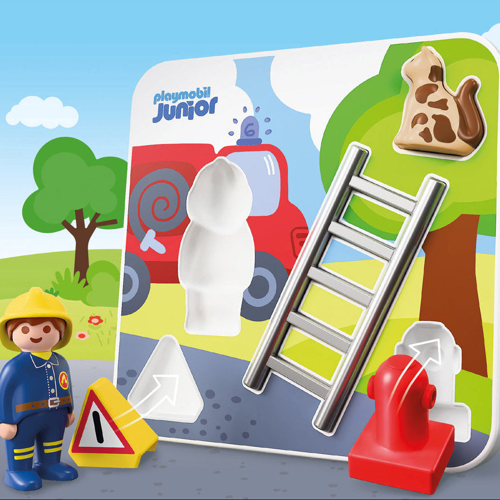 Playmobil - Playmobil Junior: Firefighter Puzzle - Preschool