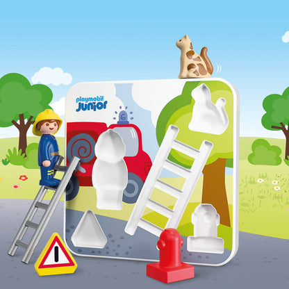 Playmobil - Playmobil Junior: Firefighter Puzzle - Preschool