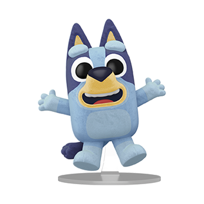 Funko - Pop! Bluey Jumping (Flocked) - World of Funko