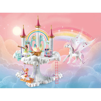 Playmobil - Rainbow Castle in the Clouds Playset - Preschool