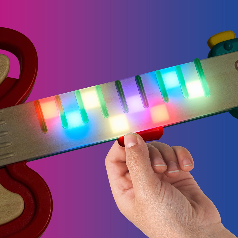 Hape - Rainbow Rock Pixel Guitar - Preschool