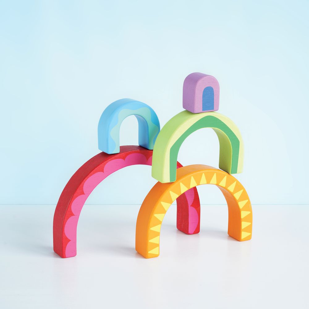 Le Toy Van - Rainbow Tunnel Toy - Preschool