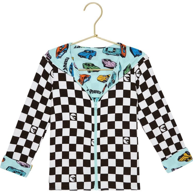 Posh Peanut - Retro Hot Wheels - Long Sleeve Reversible Kids Jacket - Trend Accessories