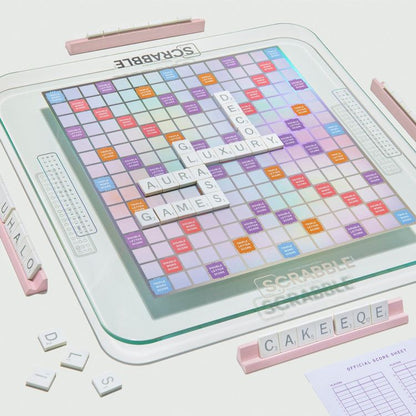 WS Game Company - Scrabble Aura Glass Edition - Games