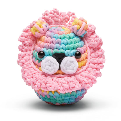 The Woobles - Sebastian the Lion – Pastel Learn to Crochet Kit - Creativity