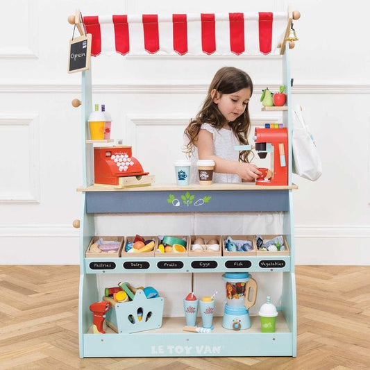 Le Toy Van - Shop & Café Market Stand - Preschool