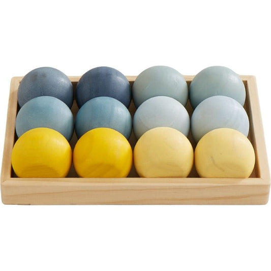 Wonder & Wise - Simply Spheres Wooden Toy - Infants