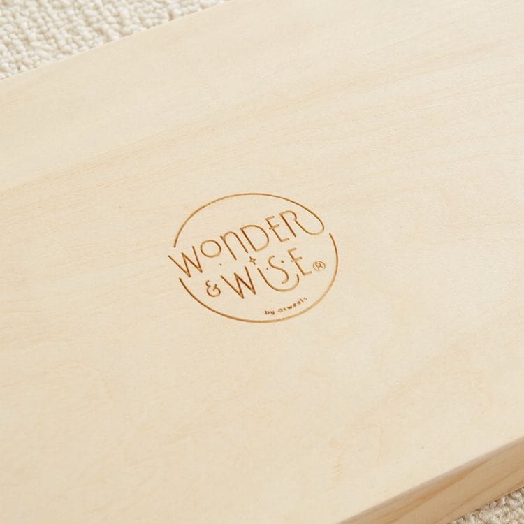 Wonder & Wise - Simply Spheres Wooden Toy - Infants