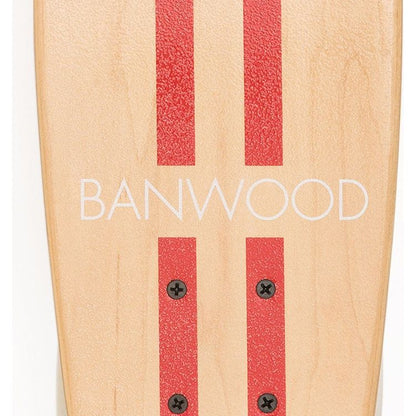 Banwood - Skateboard - Red Stripe - Outdoor