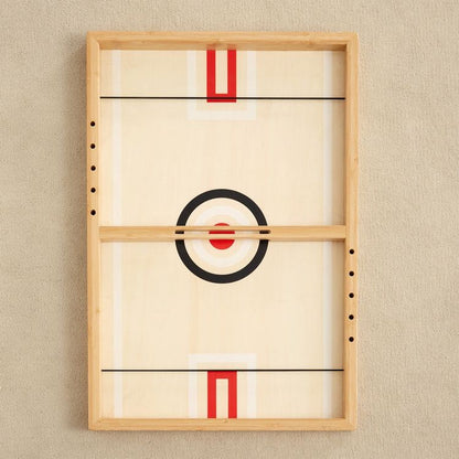 Wonder & Wise - Sling-A-Ling Wooden Table Hockey Game - Preschool