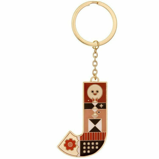 FAO Schwarz - Small Initial FAO Keychain - Letter J - Souvenirs