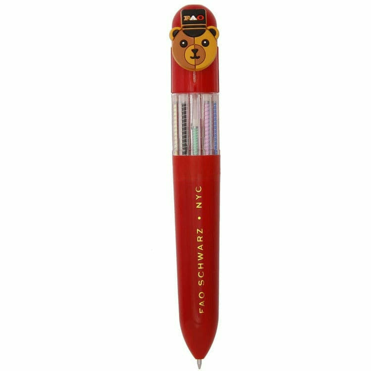 FAO Schwarz - Soldier Bear 10 Color Pen - Souvenirs