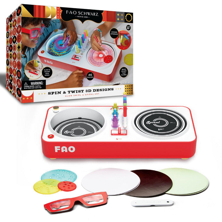FAO Schwarz - Spin and Twist 3D Art Set - Creativity