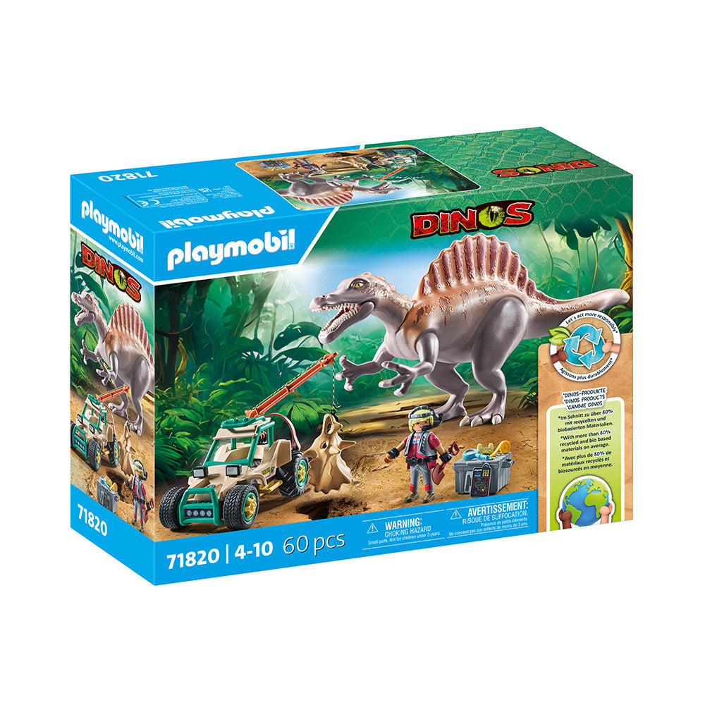 Playmobil - Spinosaurus Attack Playset - Preschool