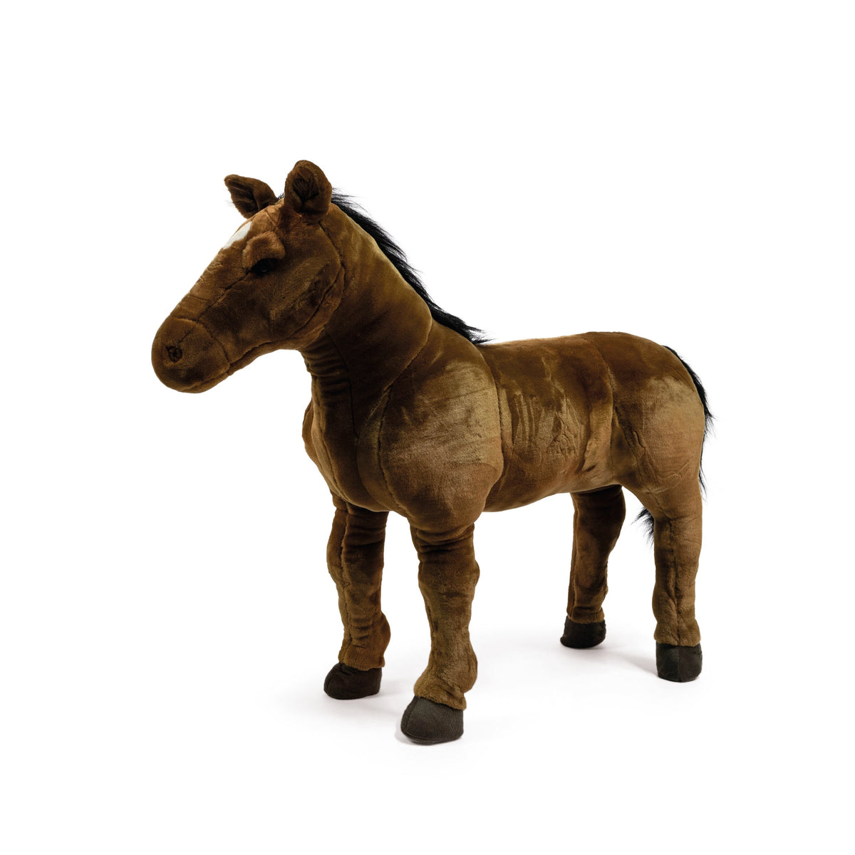 FAO Schwarz - Standing Brown Horse Plush - 31.5" - Plush