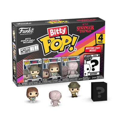 Funko - Stranger Things Bitty Pop! Stranger Things 4-Pack Series 4 - World of Funko