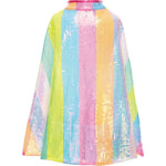 Great Pretenders - Stripy Sequin Cape - Size 4-6 Years - Dress up