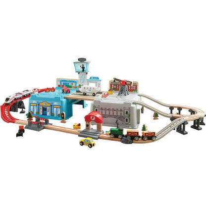 Hape - Super Cityscape Transport Bucket Set - Preschool