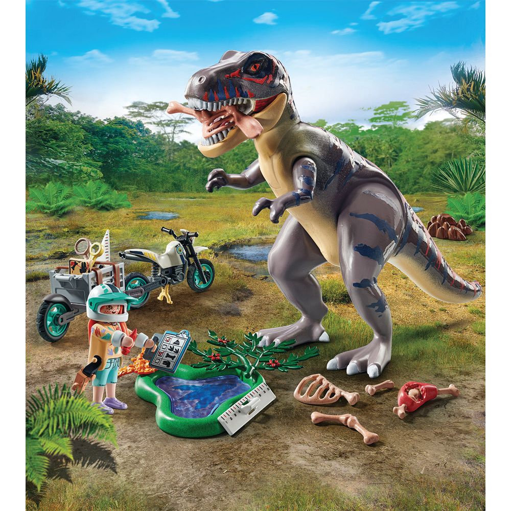 Playmobil - T-Rex Hunt Playset - Preschool