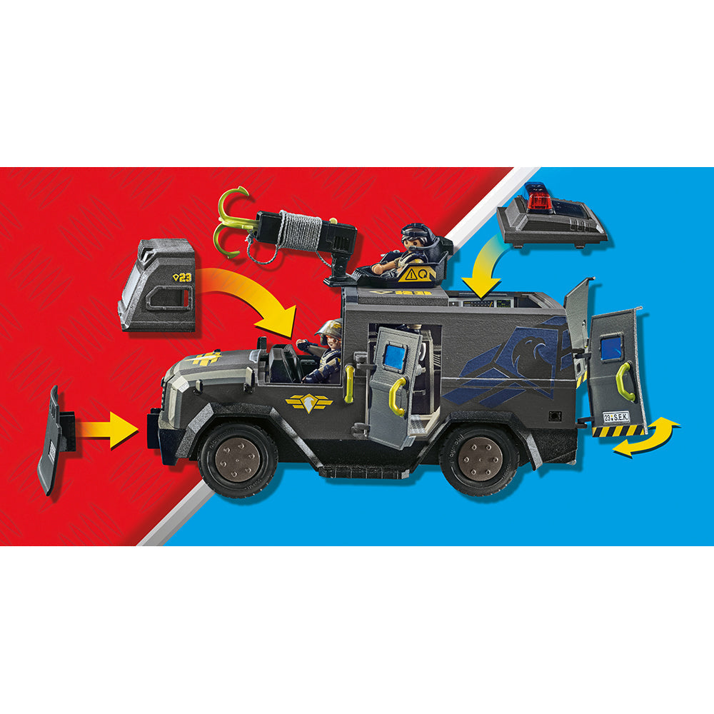 Playmobil - Tactical Police: All-Terrain Vehicle Playset - Preschool