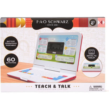 FAO Schwarz - Teach & Talk Exploration Laptop - STEM