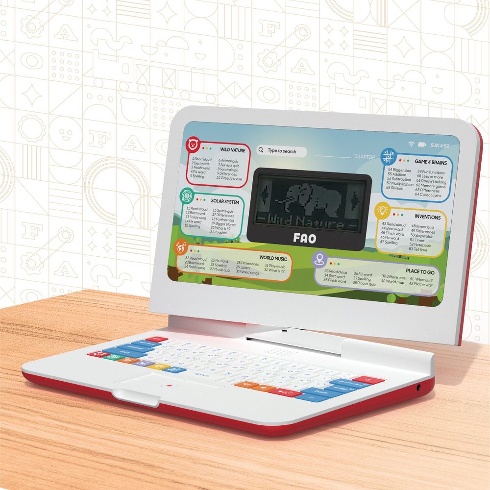 FAO Schwarz - Teach & Talk Exploration Laptop - STEM