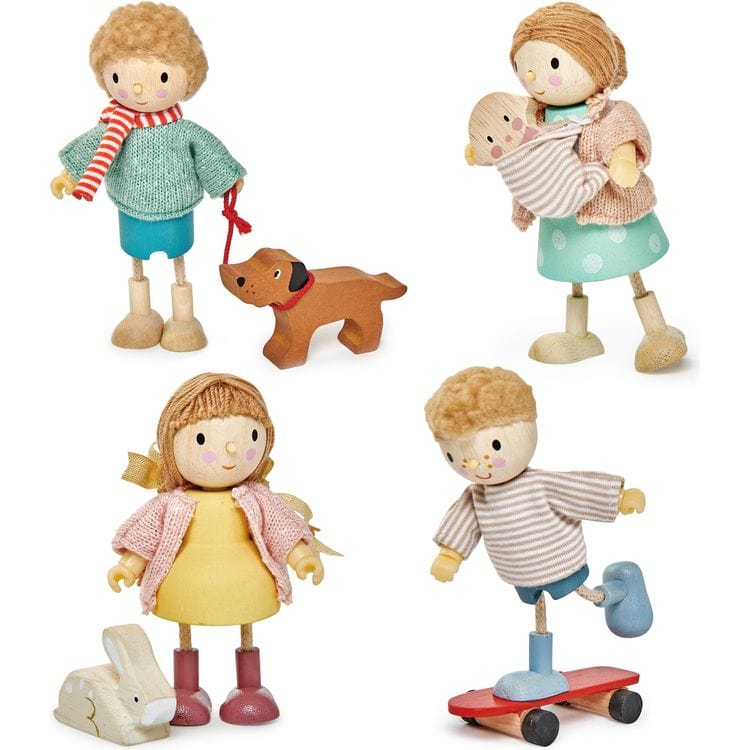 Tender Leaf Toys - The Goodwood Family Wooden Dolls - Preschool