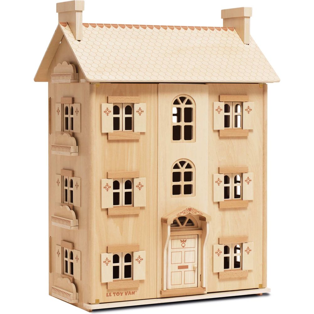 Le Toy Van - The Grand Natural Wood Doll House - Dolls