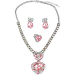 Great Pretenders - The Marilyn- Pink & Silver 4 piece Jewelry Set - Dress up