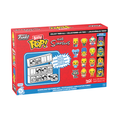 Funko - The Simpsons Bitty Pop! The Simpsons 4-Pack Series 4 - World of Funko