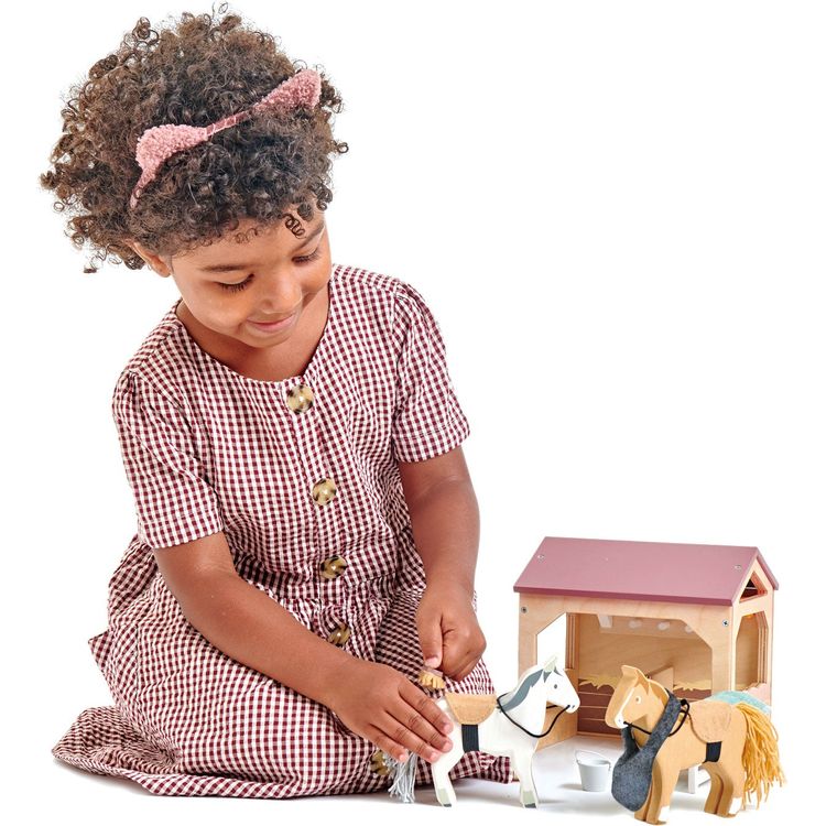 Tender Leaf Toys - The Stables Wooden Set - Preschool