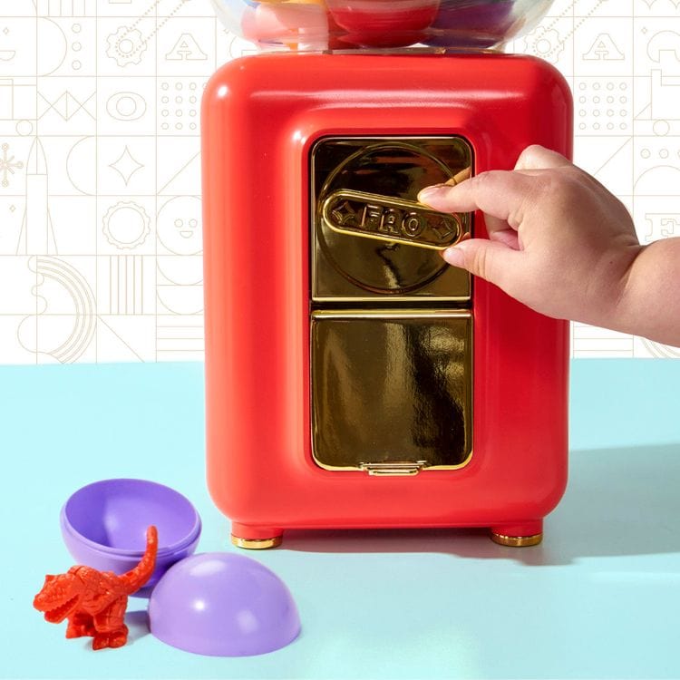FAO Schwarz - Throwback Toys Mystery Vending Machine - Red - STEM