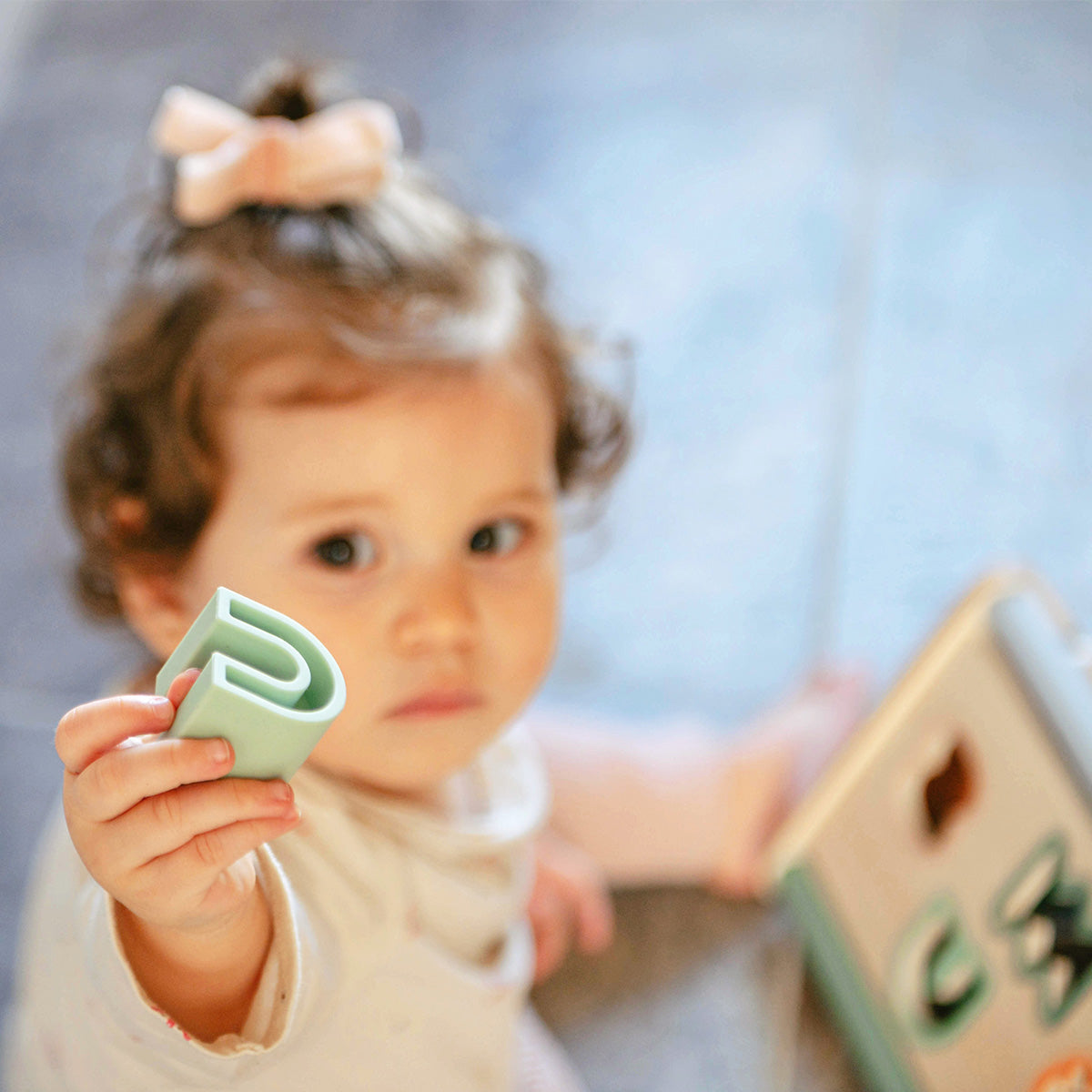 Wonder & Wise - Tiny Triangle Wood Activity Toy - Infants