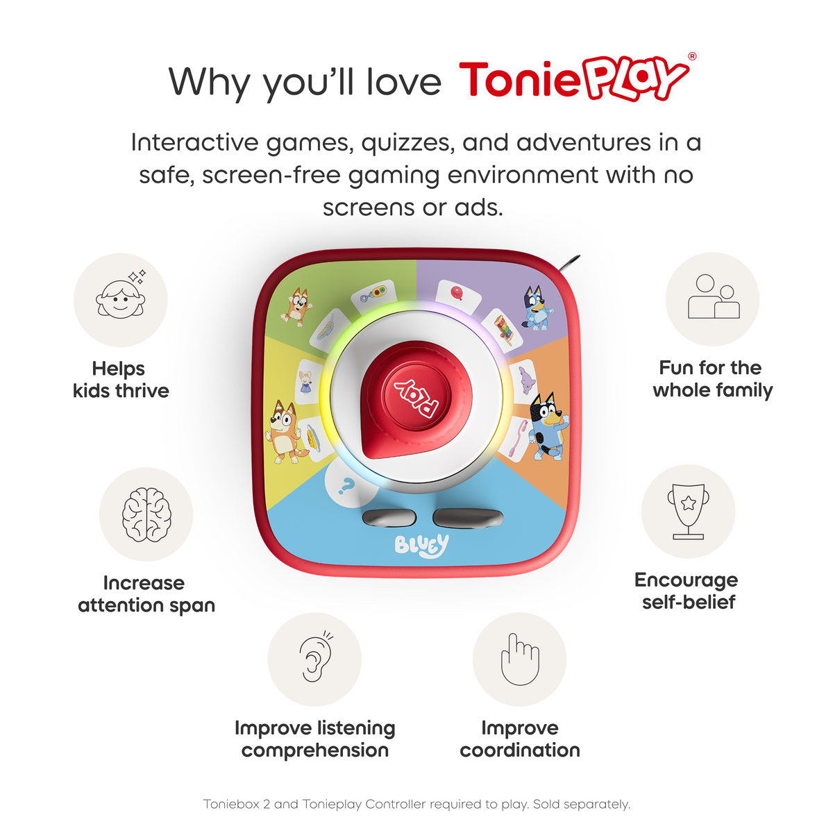 Tonies - Tonieplay - Bluey: Play all Day - Electronics
