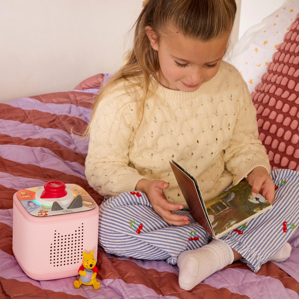 Tonies - Tonies Disney Winnie the Pooh Toniebox 2 Play Set - Cloud Pink - Electronics