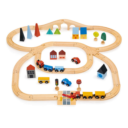 Mentari - Town Train Set - Preschool