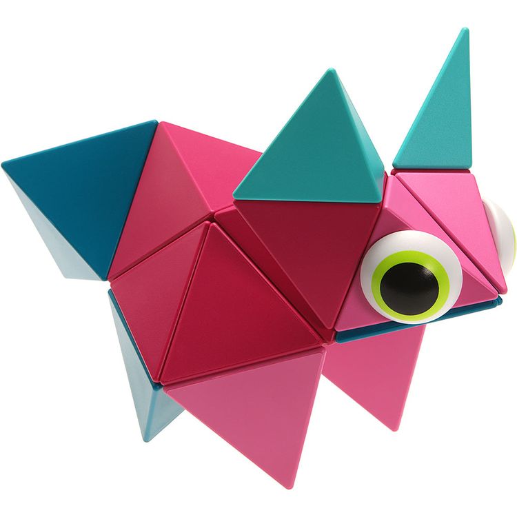 Trido - Trido Flamingo Medium Magnet Building Set - 24 Pieces - Preschool