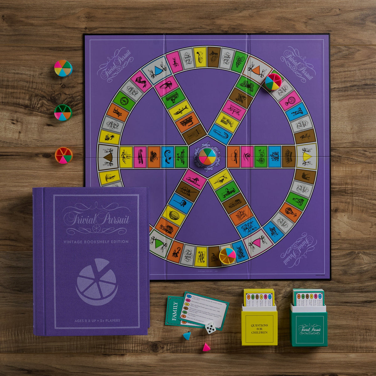WS Game Company - Trivial Pursuit Vintage Bookshelf Edition - Games