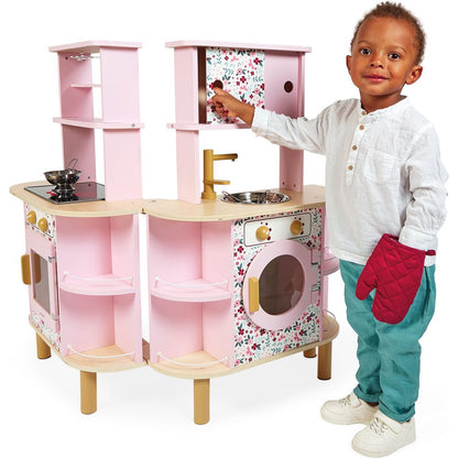 Janod - Twist Cooker Expanding Kitchen - Preschool