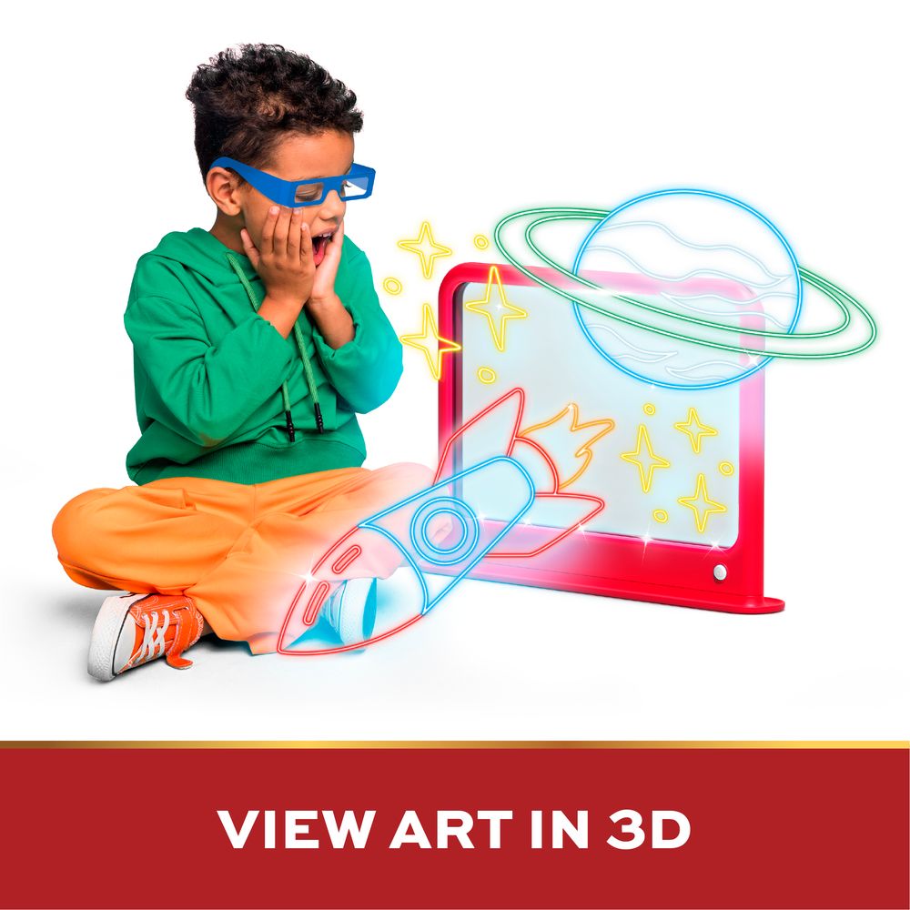 FAO Schwarz - Ultimate Neon Light Board 11-Piece Set - Creativity
