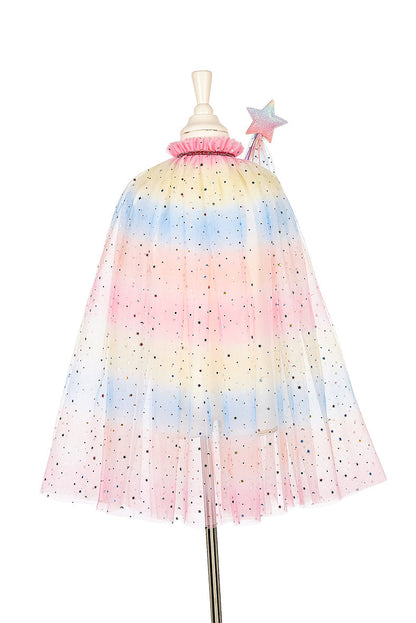 Souza - Unicorn Costume Cape Set with Headband & Wand - 5-7 Years - Dress up