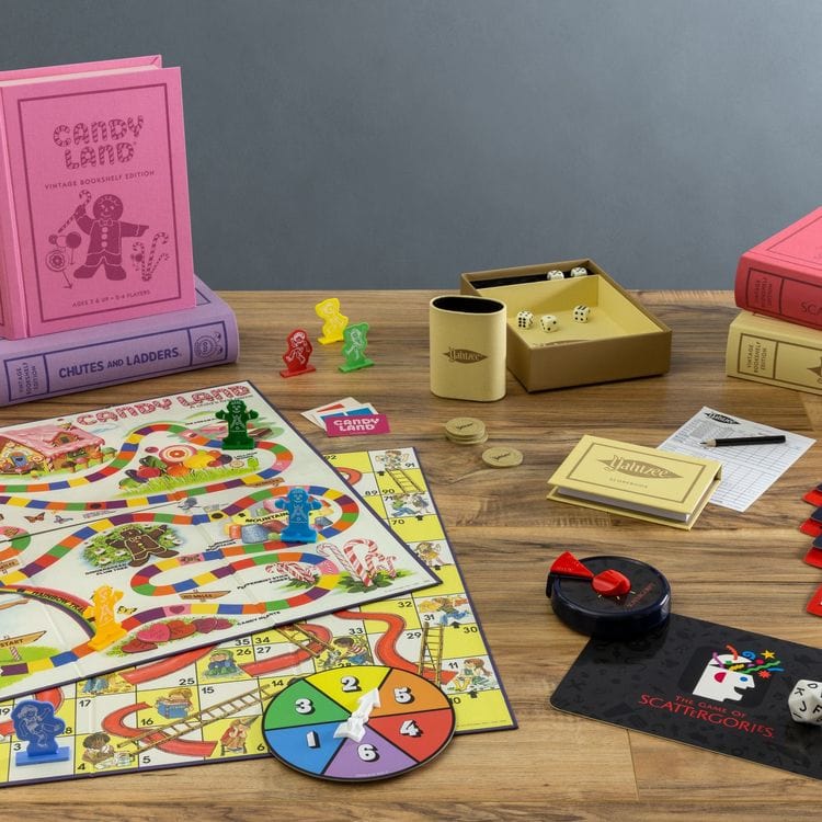 WS Game Company - Vintage Bookshelf Games 15-Pack Bundle - Games