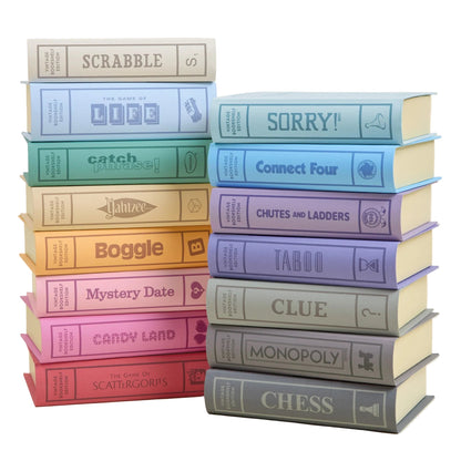 WS Game Company - Vintage Bookshelf Games – 25-Pack - Games