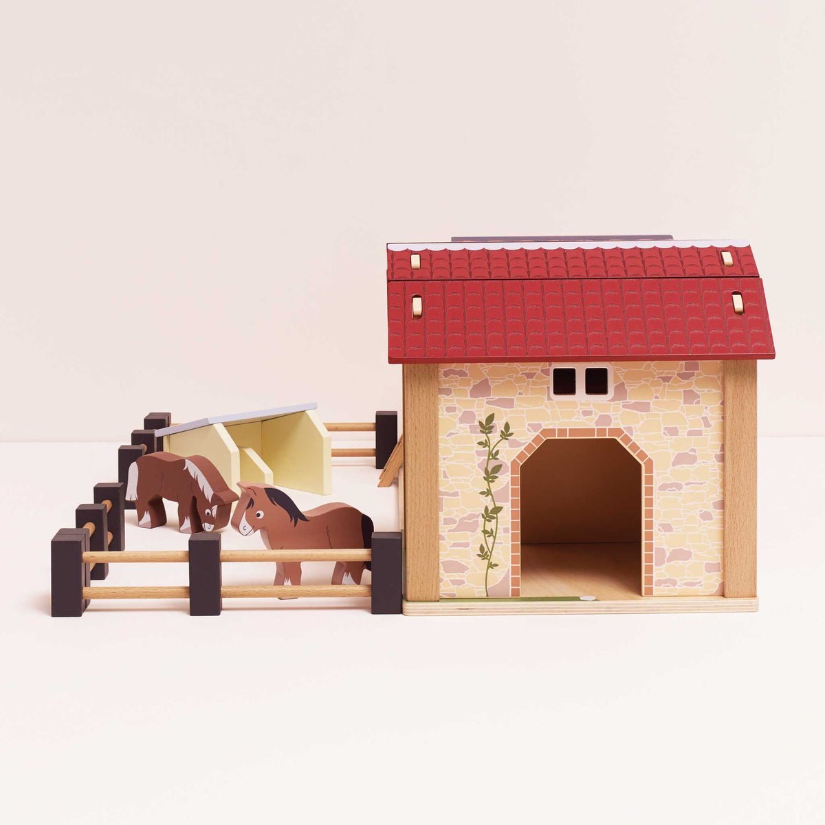 Le Toy Van - Wooden Farmyard Stables - Preschool