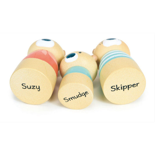 Tender Leaf Toys - Wooden Little Otter Canal Boat - Preschool