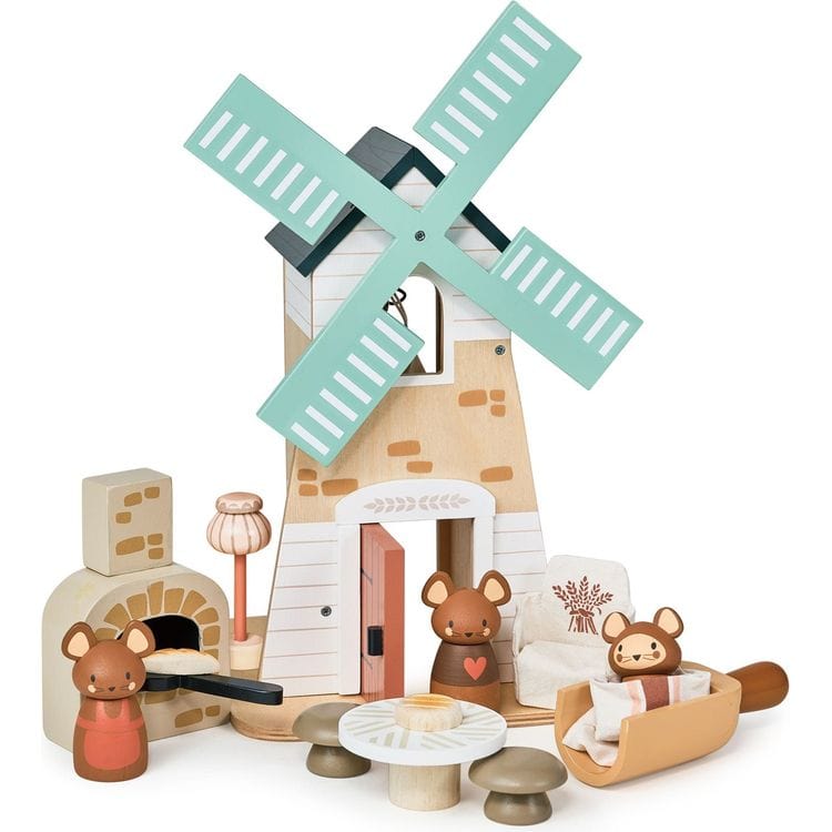 Tender Leaf Toys - Wooden Penny Windmill - Preschool