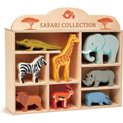 Tender Leaf Toys - Wooden Safari Animal Collection - Preschool