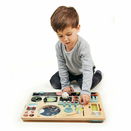 Tender Leaf Toys - Wooden Space Station Activity Toy - Preschool
